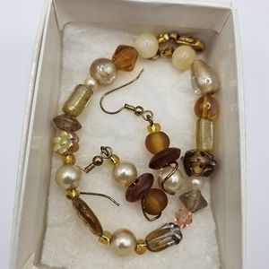 Earrings and bracelets